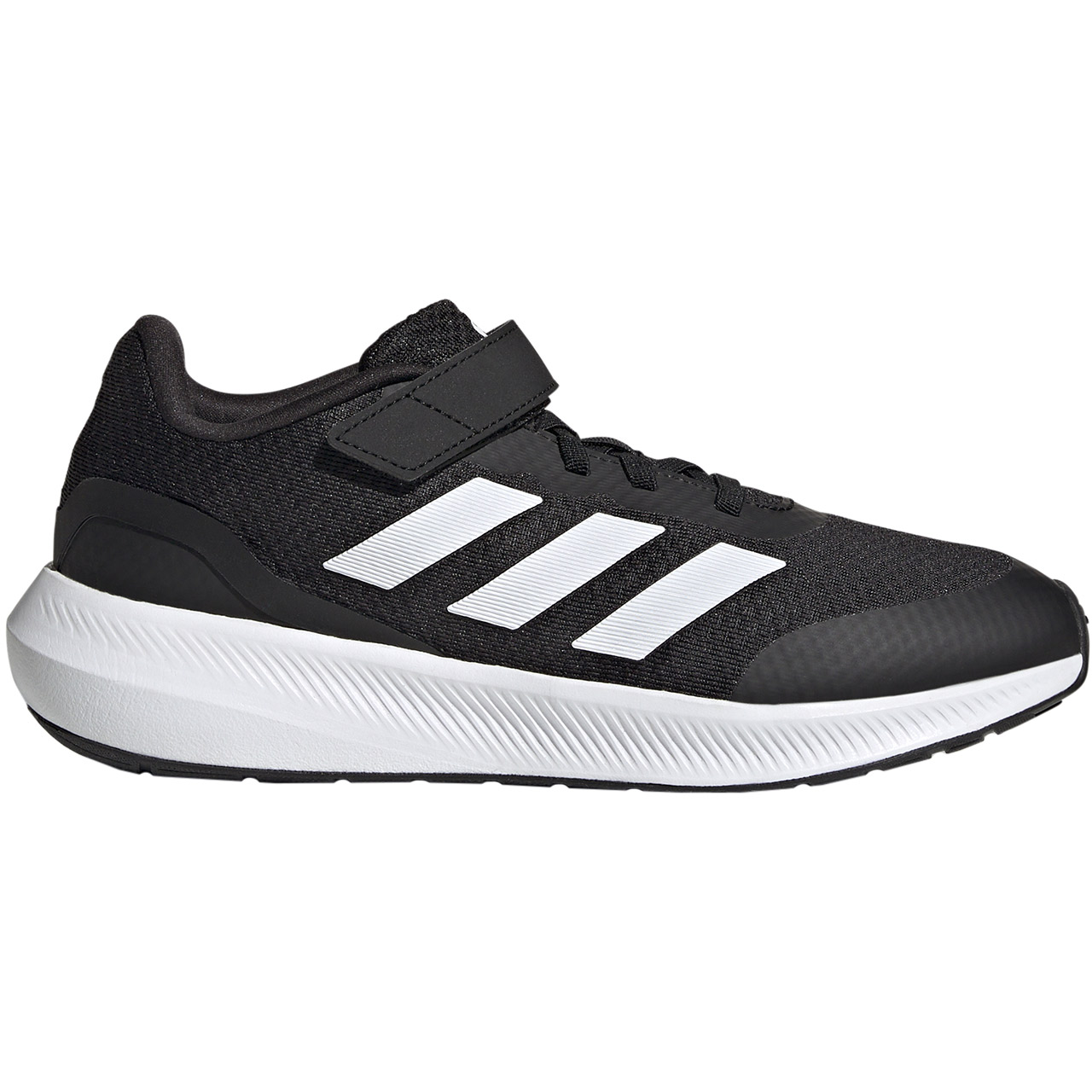 Buty Dla Dzieci Adidas Runfalcon Sport Running Elastic Lace Top Strap Czarne Hp Adidas