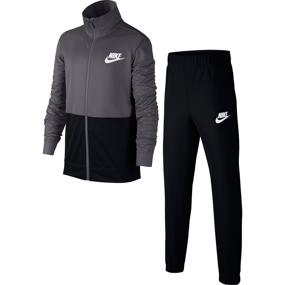 Dres Dla Dzieci Nike B NSW Track Suit Poly JUNIOR Czarno Szary AJ5449 ...