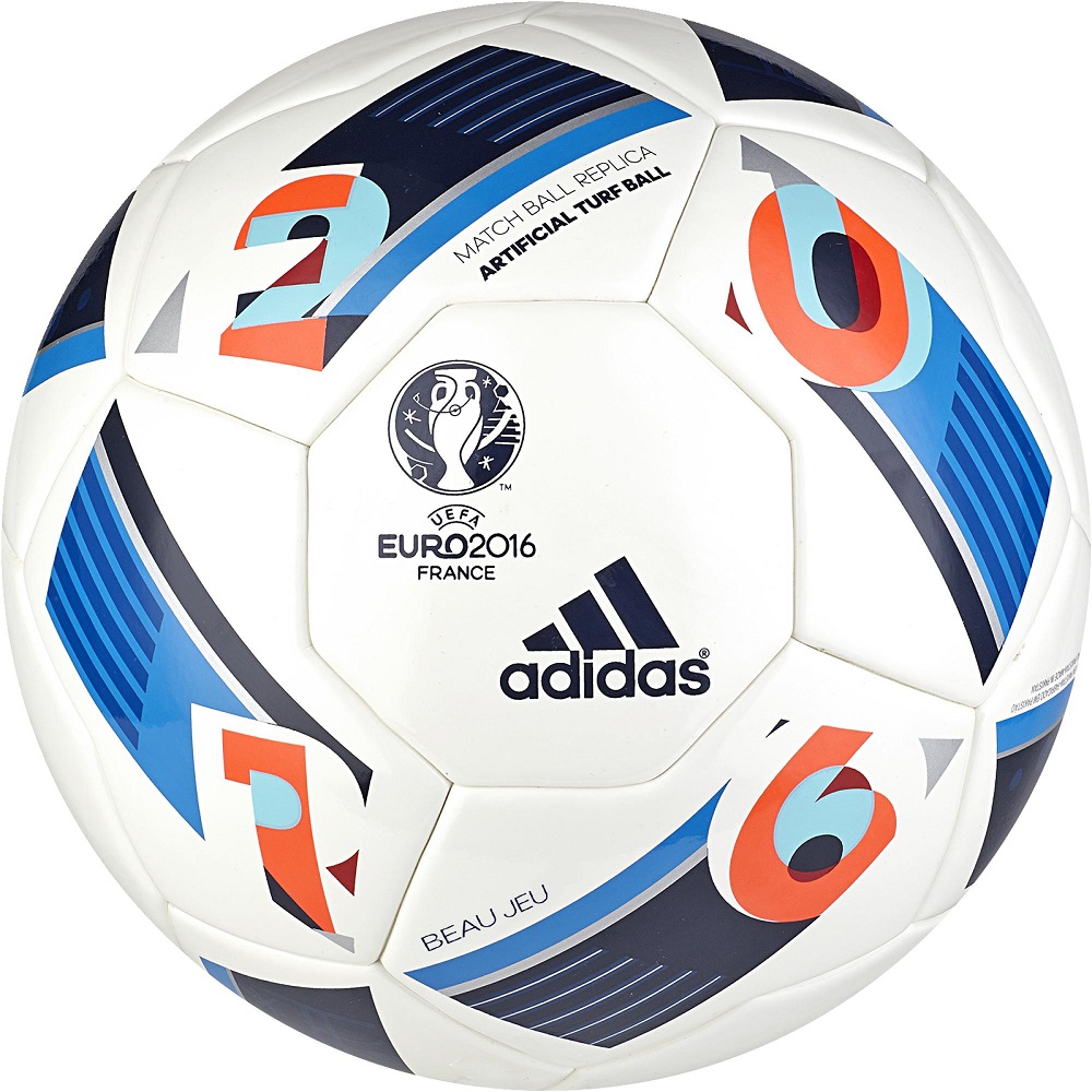 PIŁKA NOŻNA adidas EURO 2016 BEAU JEU ARTIFICIAL TURF roz 5 /AC5416 ...