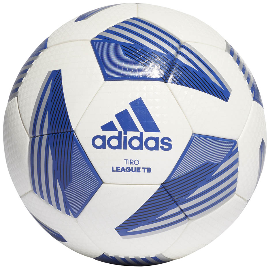 Piłka nożna adidas Tiro League TB biało-niebieska FS0376 | adidas ...