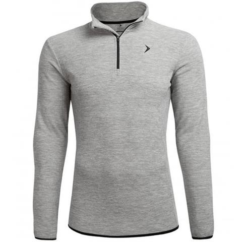 Bluza polarowa męska Outhorn HOZ18 BIMP600 jasny szary melanż