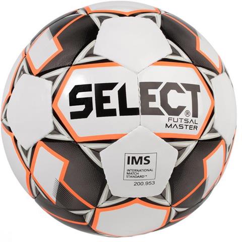 Piłka nożna Select Futsal Master IMS 2018 Hala biało pomarańczowo czarna 14258