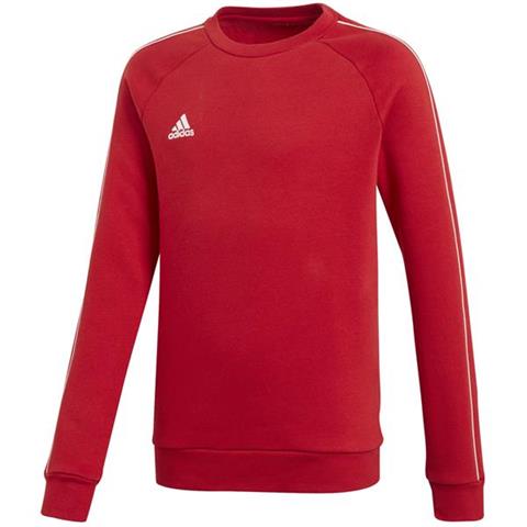 Bluza dla dzieci adidas Core 18 Sweat Top JUNIOR czerwona CV3970