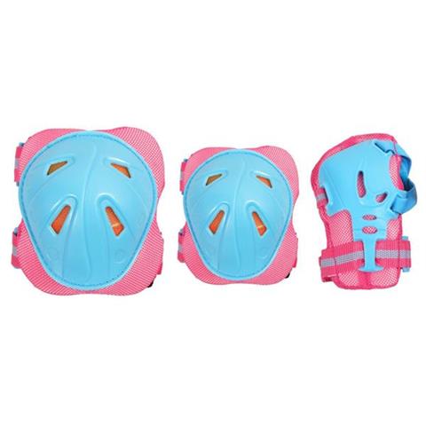 Ochraniacze na łyżworolki SMJ CR-368 Girl blue-pink