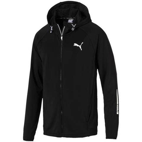 Bluza męska Puma Tec Sports FZ Hoody czarna 852381 01