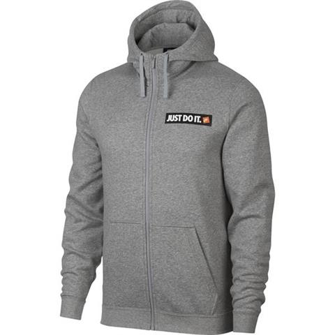 Bluza Nike M NSW HBR Hoodie FZ FLC szara 928703 063