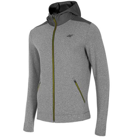 Bluza męska 4F H4Z18 BLMF003 27M chłodny jasny szary melanż