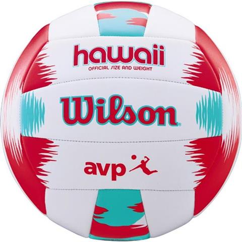 Piłka siatkowa Wilson AVP Hawaii biało czerwona zielona WTH482696