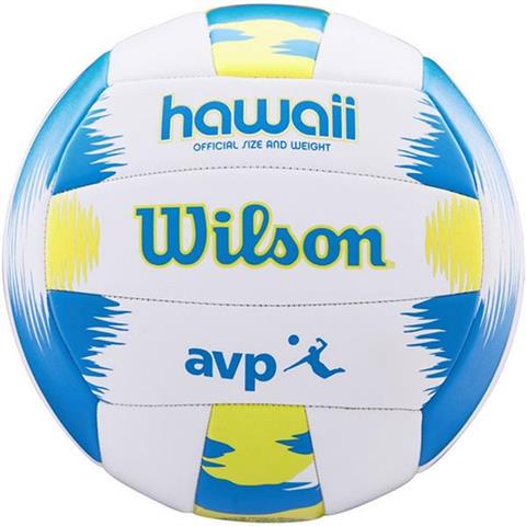 Piłka siatkowa Wilson AVP Hawaii biało niebiesko żółta WTH482657