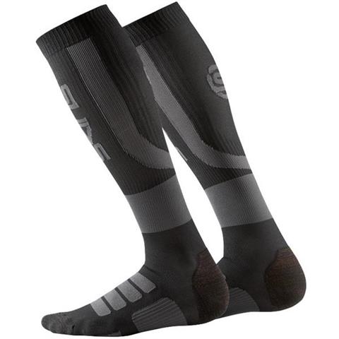 Skarpety męskie Skins Essentials Men's Active Compression czarno-grafitowe ES0001937 0050