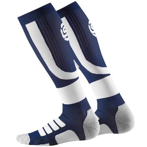 Skarpety męskie Skins Essentials Men's Active Compression granatowo-białe ES0001937 2050