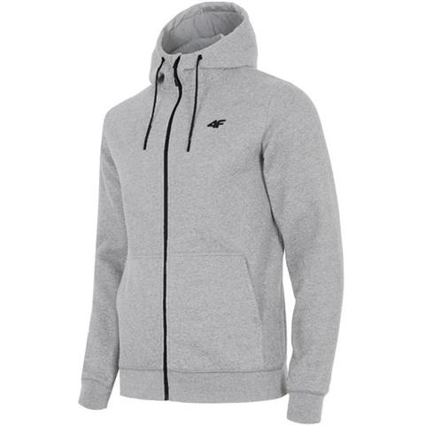 Bluza męska 4F H4L19 BLM004 27M chłodny jasny szary melanż