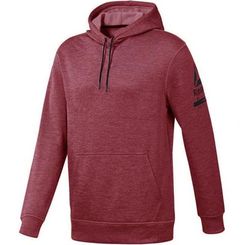 Bluza męska Reebok Workout ThermoWarm Hoodie czerwona D94225