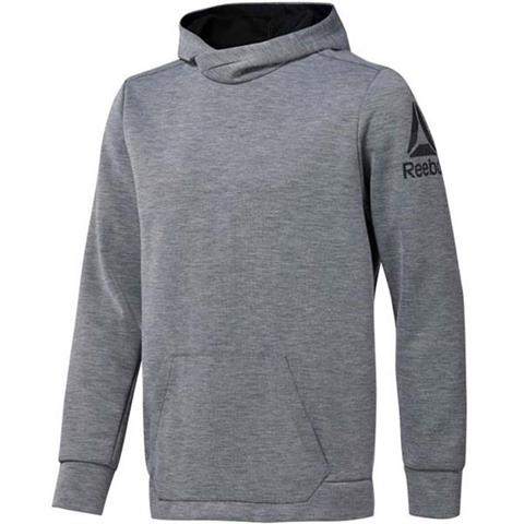 Bluza męska Reebok Workout Doubleknit Hoodie szara DP6158