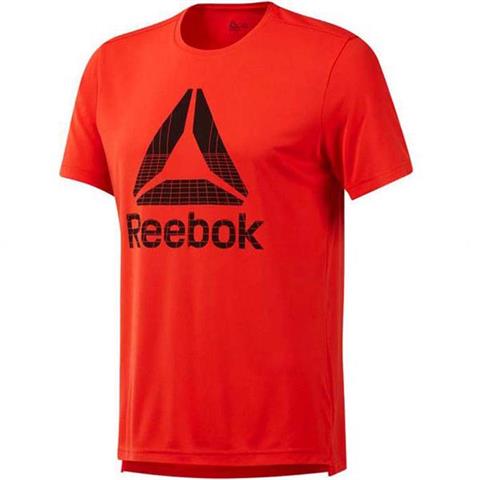 Koszulka męska Reebok Workout Graphic Tech Tee czerwona DU2198