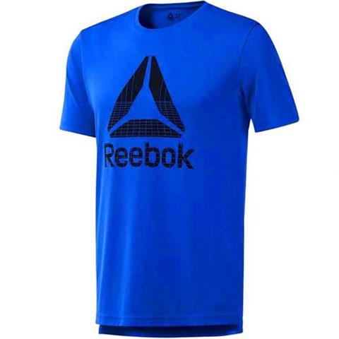 Koszulka męska Reebok Workout Graphic Tech Tee niebieska DU2177