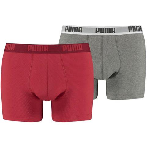 Bokserki męskie Puma Basic Boxer 2P czerwone 521015001 072