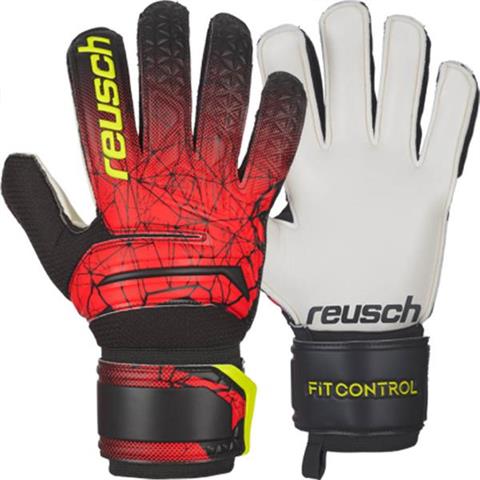 Rękawice bramkarskie Reusch Fit Control SD czerwono-czarne 3970515 705