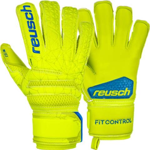 Rękawice bramkarskie Reusch Fit Control S1 Evolution Finger Support Junior żółte 3972238 583
