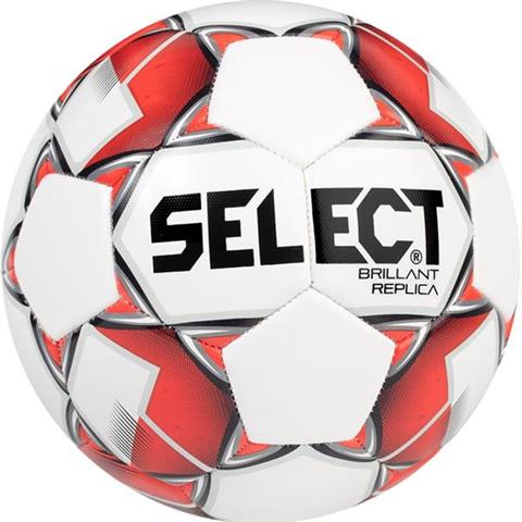 Piłka Nożna Select Brillant Replica 2019 biało czerwono czarna