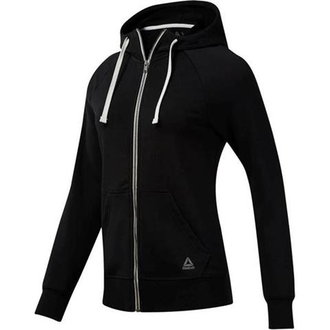 Bluza damska Reebok EL FT Full ZIP czarna CF8596
