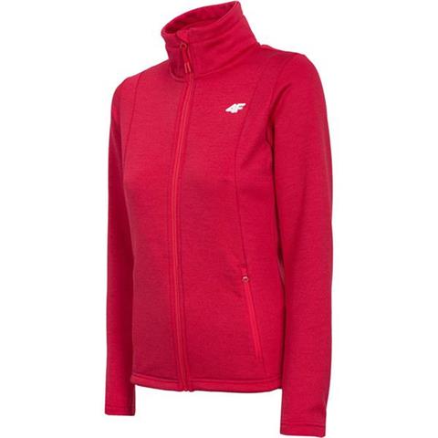 Bluza damka 4F H4L19 PLD002 62M czerwony melanż