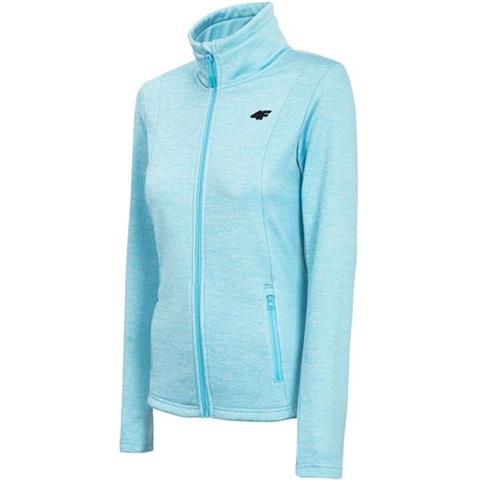 Bluza damska 4F H4L19 PLD002 34M jasny niebieski melanż