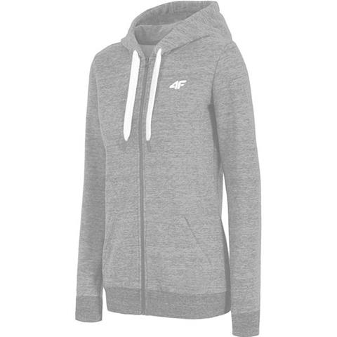 Bluza damska 4F H4L19 BLD003 27M chłodny jasny szary melanż