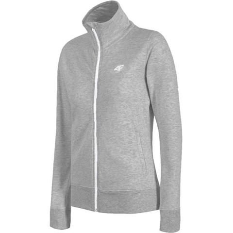 Bluza damska 4F H4L19 BLD005 27M chłodny jasny szary melanż
