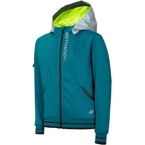 Bluza dla chłopca 4F J4L19 JBLM401A 46S morska zieleń