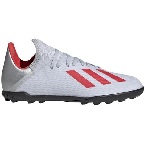 Buty piłkarskie adidas X 19.3 TF JR srebrne F35358