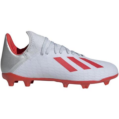 Buty piłkarskie adidas X 19.3 FG JR srebrne F35365