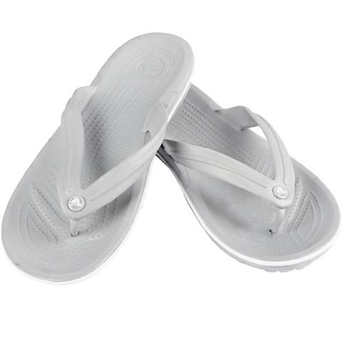 Crocs klapki Crocband Flip jasny szaro biały 11033 00J