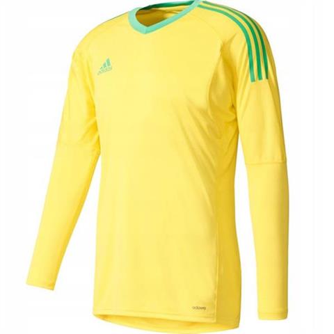 Bluza bramkarska dla dzieci adidas Revigo 17 GK JUNIOR żółto zielona AZ5390