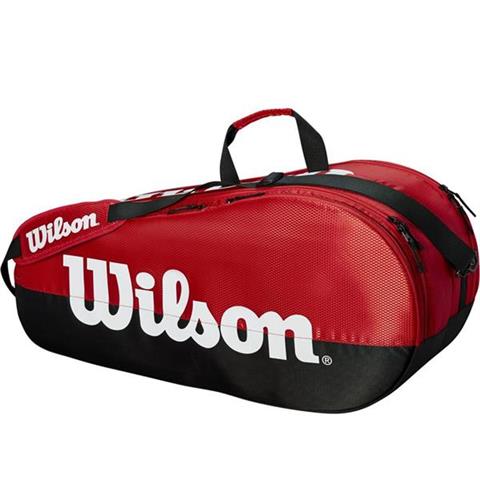 Torba tenisowa Wilson Team 2 Comp BKRD czerwono czarna WRZ857909