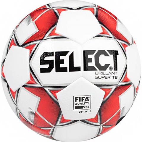 Piłka nożna Select Brillant Super TB biało czerwono czarna