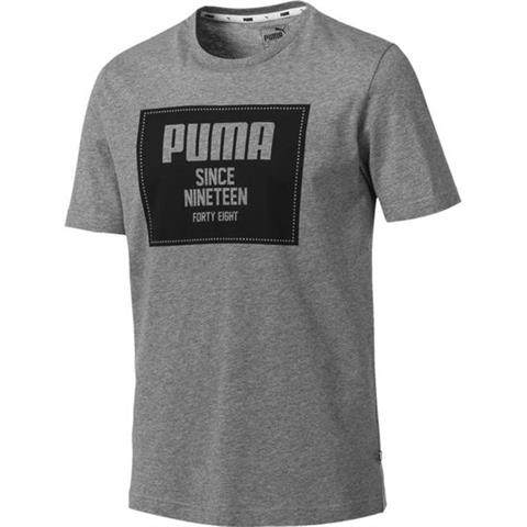 Koszulka męska Puma Rebel Block Basic Tee szara 852395 03