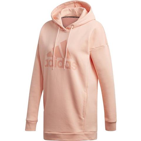 Bluza damska adidas W MH Bos OH HD koralowa DX7964