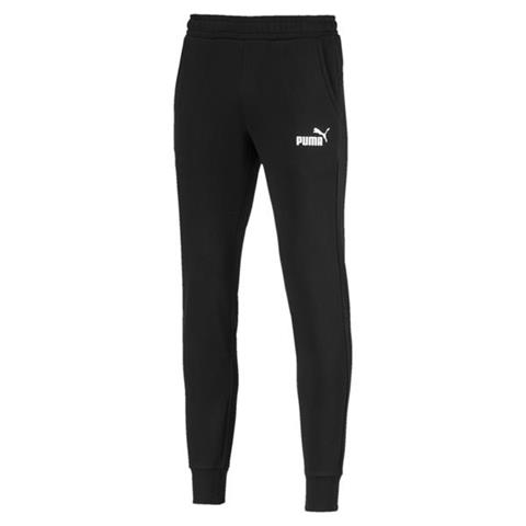 Spodnie męskie Puma ESS Logo FL CL czarne 851753 01