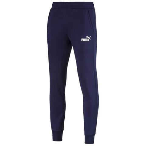 Spodnie męskie Puma ESS Logo FL CL granatowe 851753 06