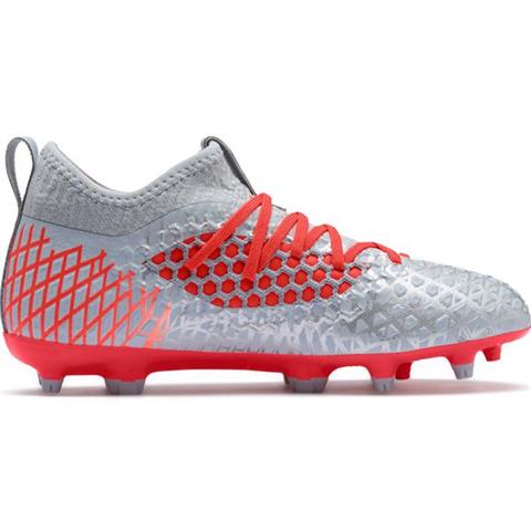 Buty piłkarskie Puma Future 4.3 Netfit FG AG JUNIOR srebrno-czerwone 105693 01
