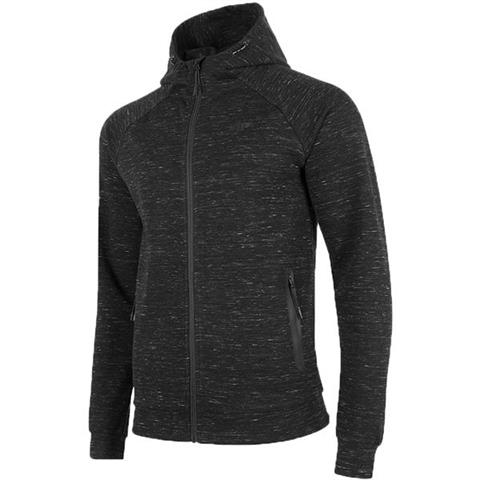 Bluza męska 4F głęboka czerń melanż H4Z19 BLM006 20M