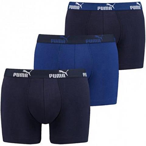 Bokserki męskie Puma Basic Number 1 Boxer 3P granatowe niebieskie 681005001 609