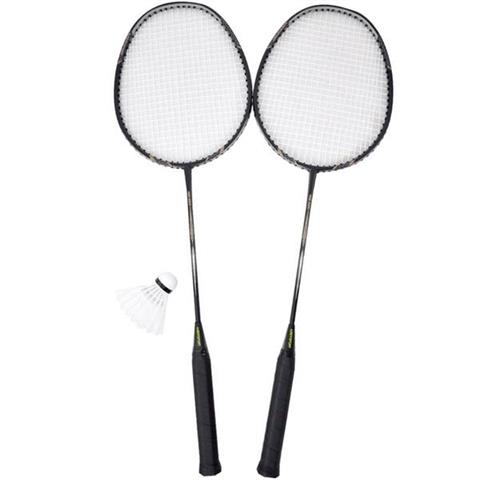 Zestaw do badmintona z pokrowcem Axer Sport Alu carbon czarny A1987