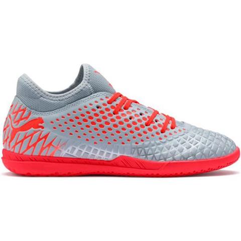 Buty piłkarskie Puma Future 4.4 IT srebrno-czerwone 105691 01