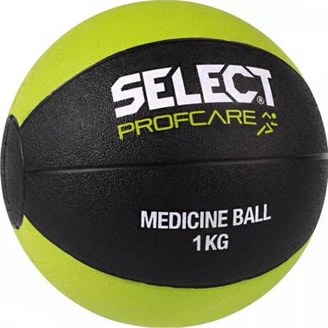 Piłka lekarska Select 1 kg 2019 czarno-limonkowa 16115
