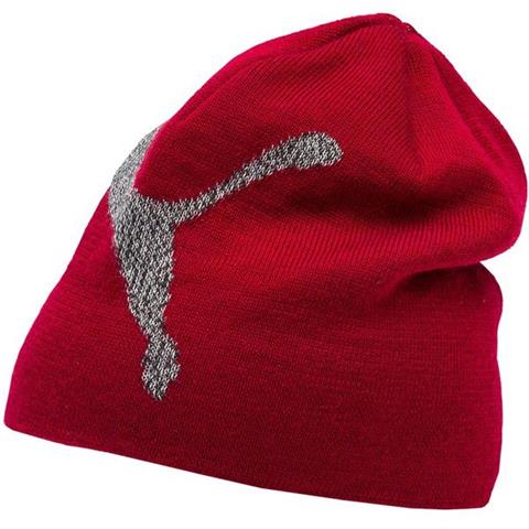 Czapka Puma Ess Logo Beanie czerwona 022330 12
