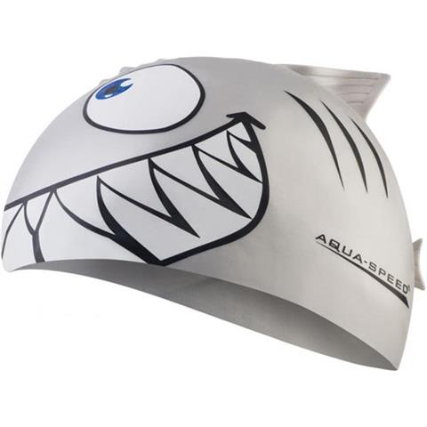 Czepek Aqua-speed Shark srebrny 26 110