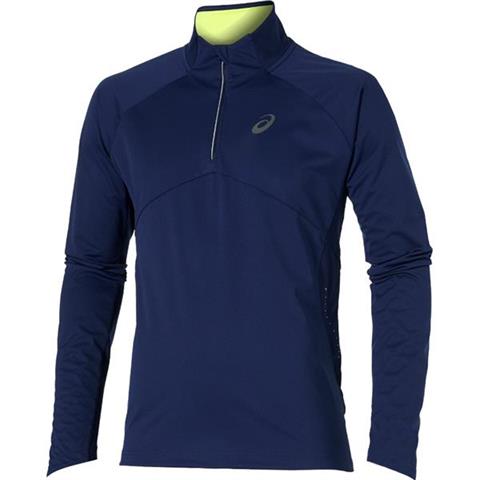 Bluza męska do biegania Asics LS Winblock 1/2 ZIP granatowa 124739-8052