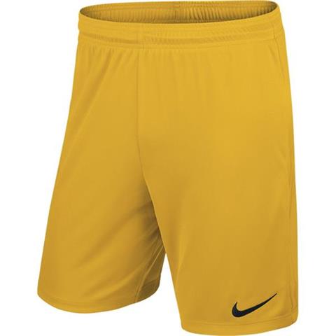 Spodenki męskie Nike Park II Knit Short NB żółte 725887 739
